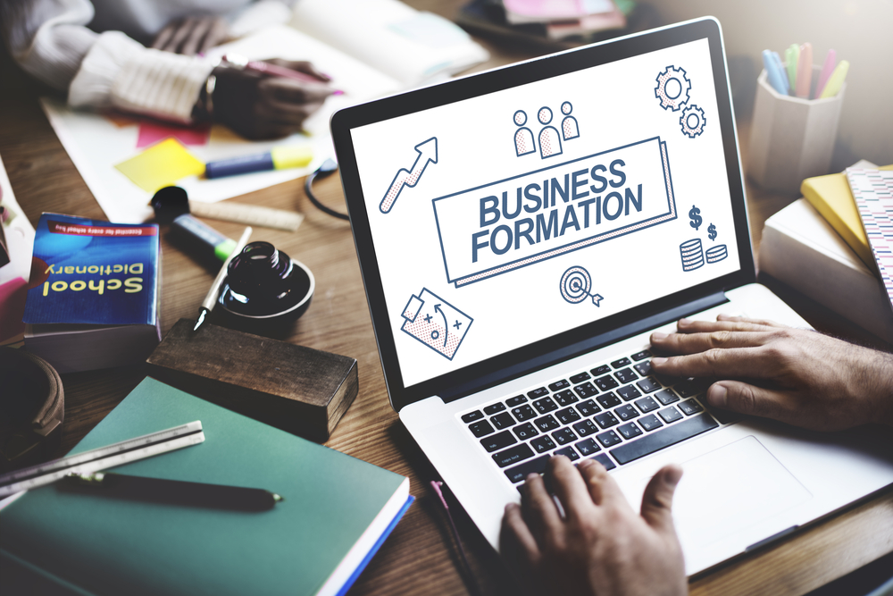 Business Formation Network Target Icons Graphic